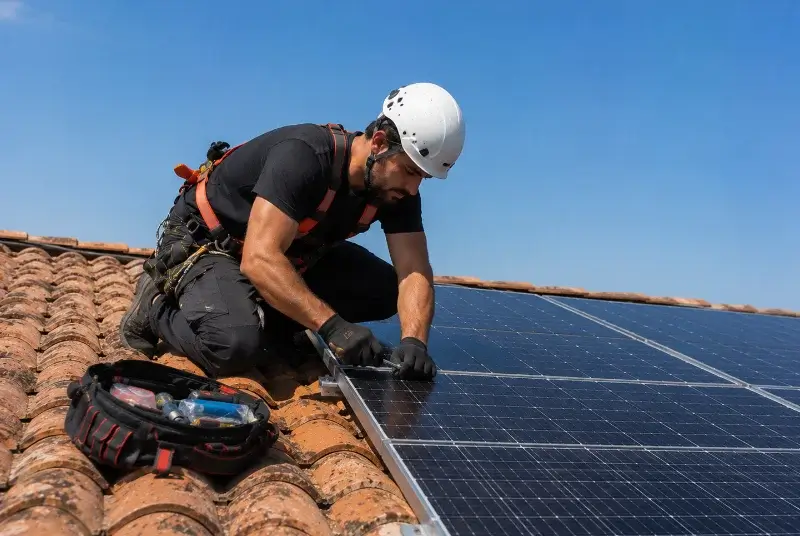 Maintenance et monitoring de panneaux solaires à Bourg-de-Péage