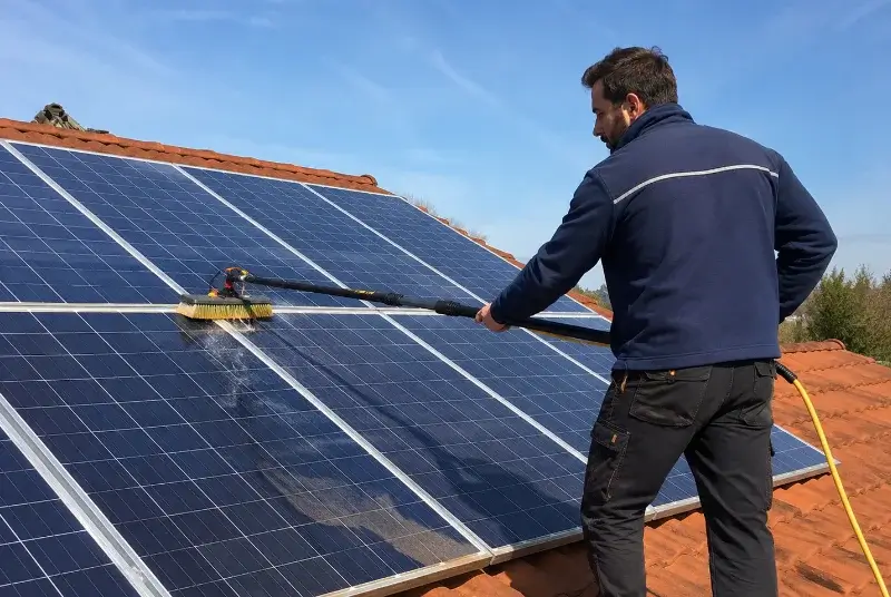 Nettoyage et entretien de panneaux solaires à Bourg-de-Péage